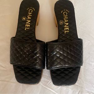 Chanel Wooden Sandal